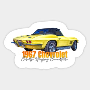 1967 Chevrolet Corvette Stingray Convertible Sticker